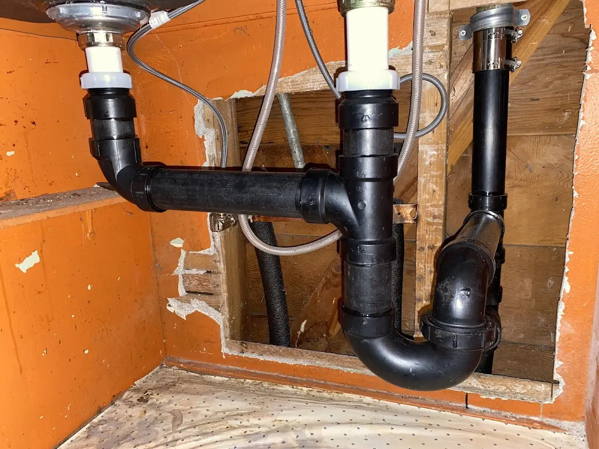 Professional Repiping Services equipment and tools on the job in Somers